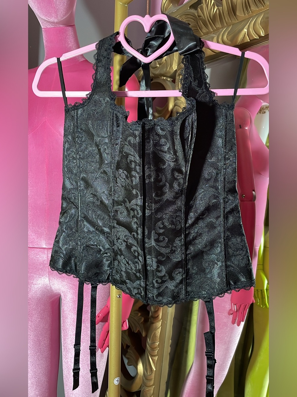 Fredericks of Hollywood Brocade Corset Top